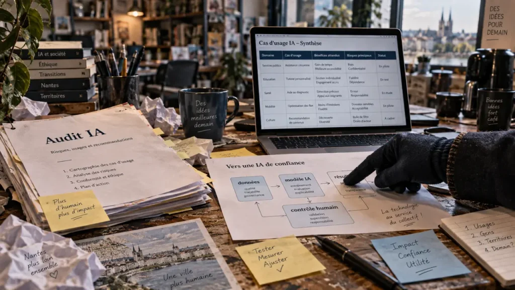 Intelligence artificielle Nantes : formation ou déploiement, audit IA au bureau