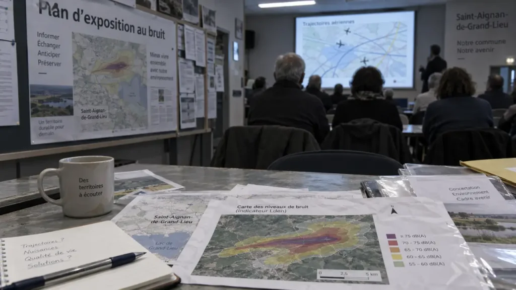 Aéroport de Nantes : le Coceta alerte sur les nuisances à Saint-Aignan