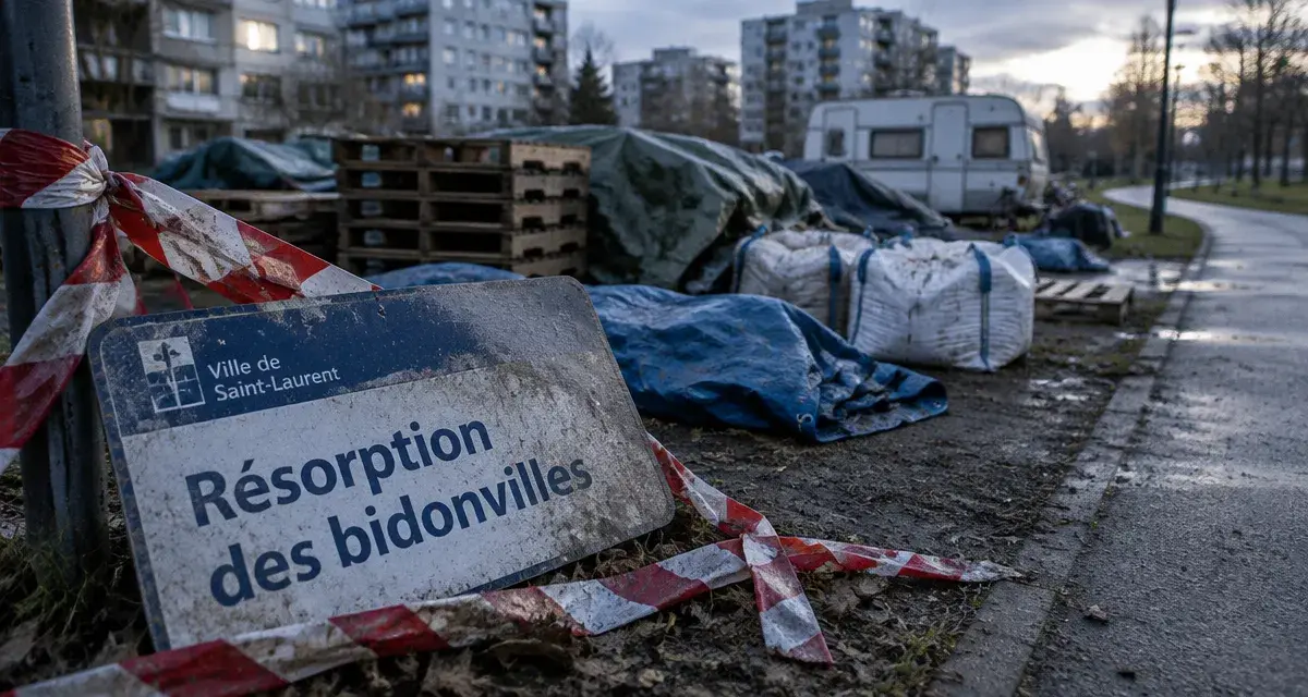 Bidonvilles évacués à Doulon-Gohards : la Ville explique sa décision