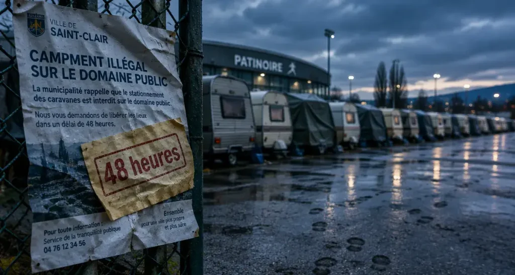 Aux Sorinières, les caravanes du patinodrome ont 48 heures pour partir
