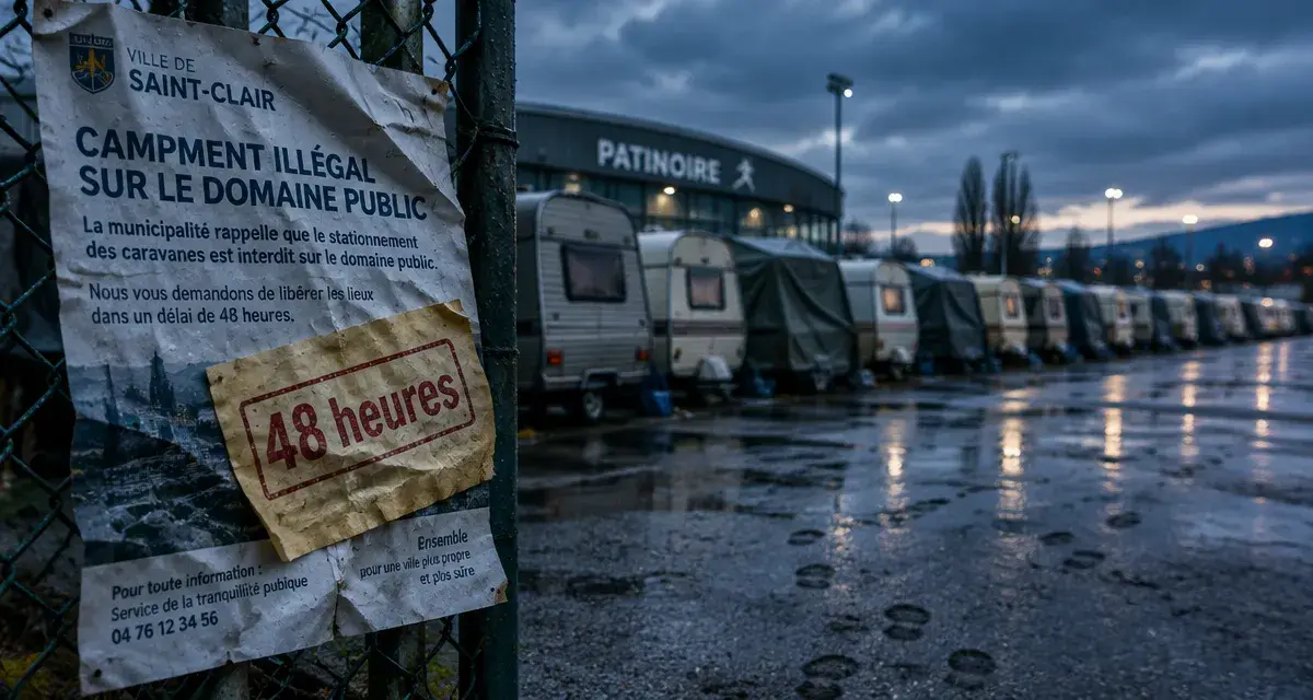 Aux Sorinières, les caravanes du patinodrome ont 48 heures pour partir