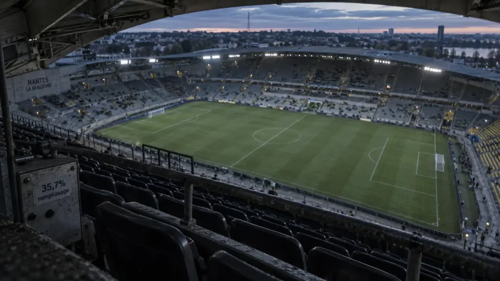 FC Nantes : la Beaujoire à 35,7 % de remplissage après sept journées
