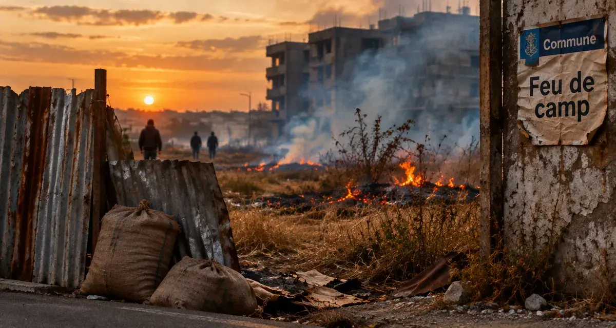 Aux Sorinières, un feu de campement se propage à un immeuble