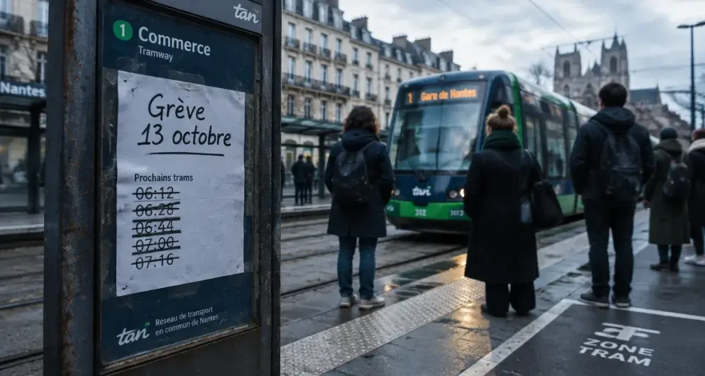 Grève du 13 octobre : tramways et bus Naolib perturbés à Nantes
