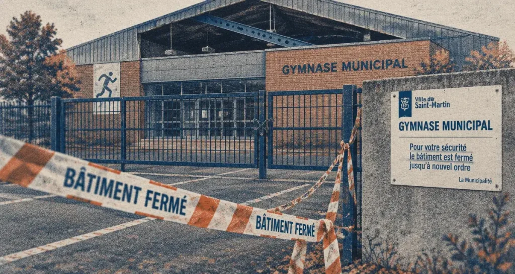 Près de Nantes, le gymnase de la Bugallière fermé après un défaut sur une poutre