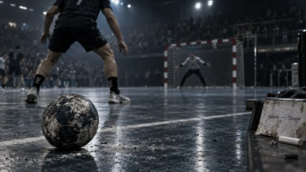 Handball : Nantes s’impose au bout du suspense à Skopje