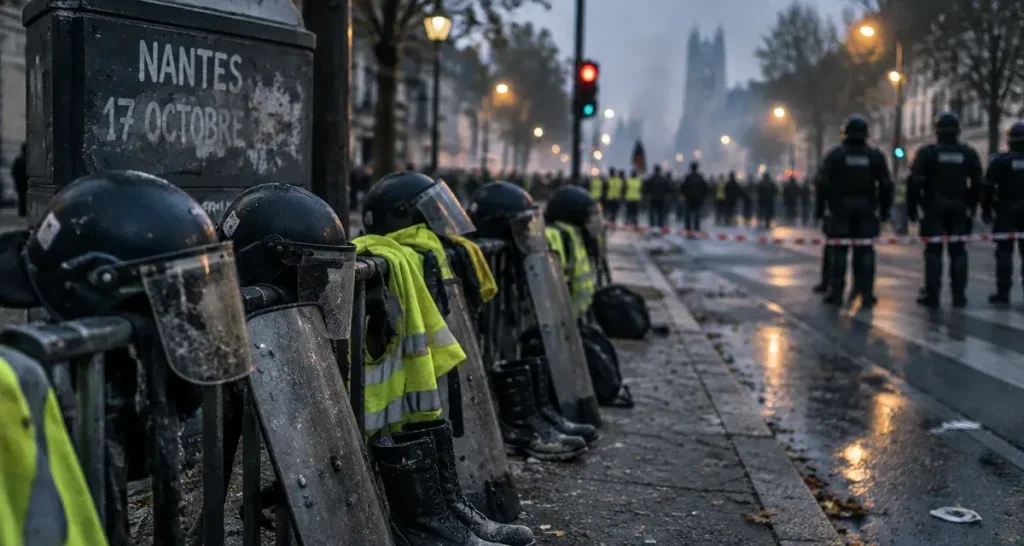 Manifestation du 17 octobre : 102 policiers blessés à Nantes