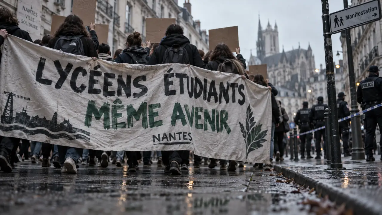 À Nantes, 8 000 à 10 000 manifestants défilent dans le calme