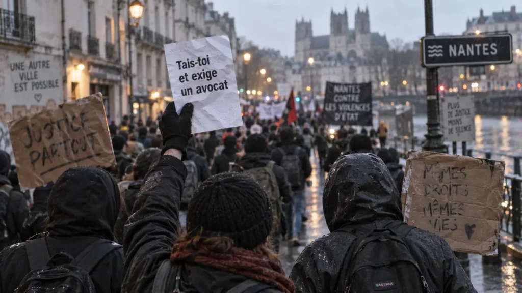 Manifestation à Nantes : un millier de personnes contre la répression policière