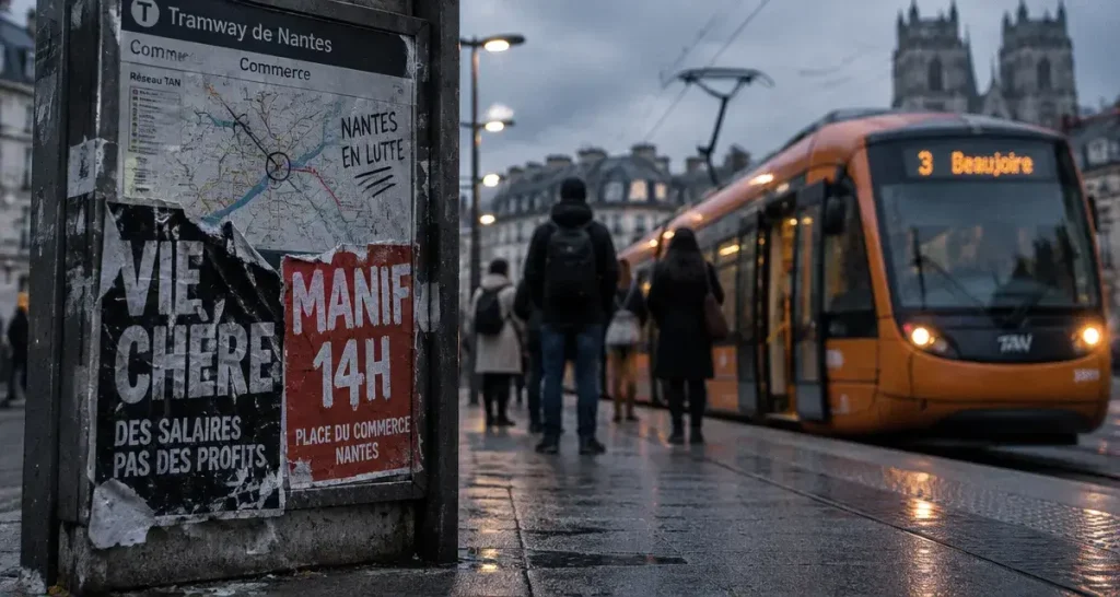 Manifestation contre la vie chère à Nantes : tramways perturbés ce samedi