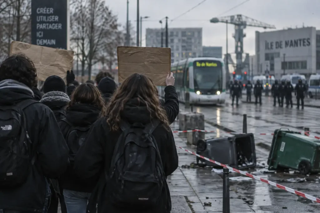 À Nantes, retour sur la mobilisation lycéenne et les perturbations du 8 octobre