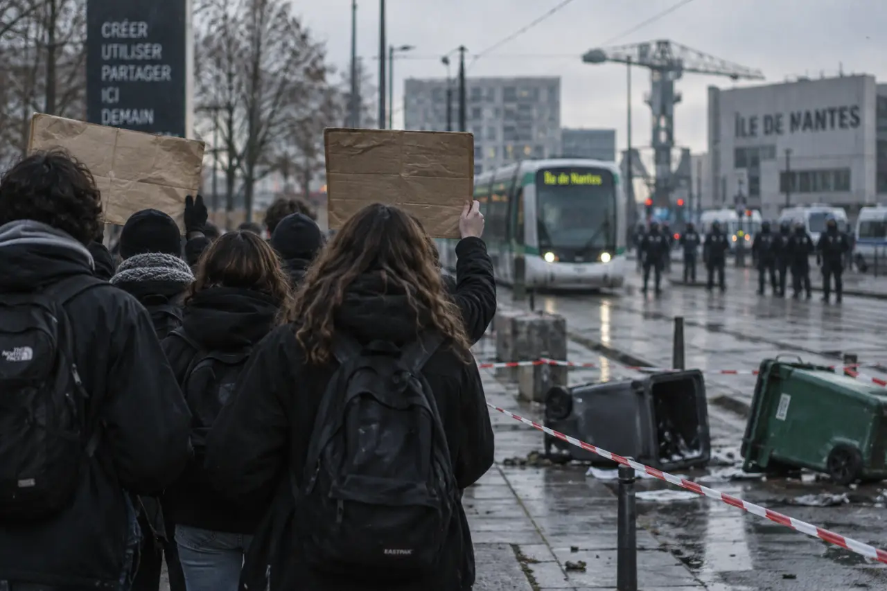 À Nantes, retour sur la mobilisation lycéenne et les perturbations du 8 octobre