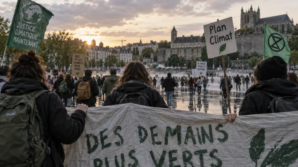 Nantes : près de 4 000 personnes défilent pour le climat