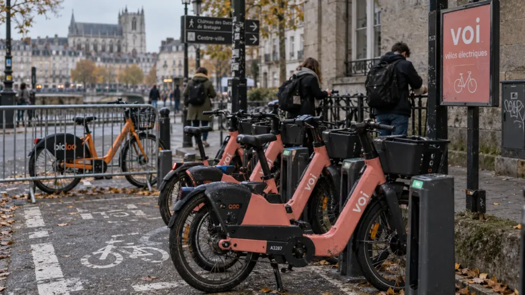 À Nantes, les Bicloo cèdent la place aux vélos électriques de VOI
