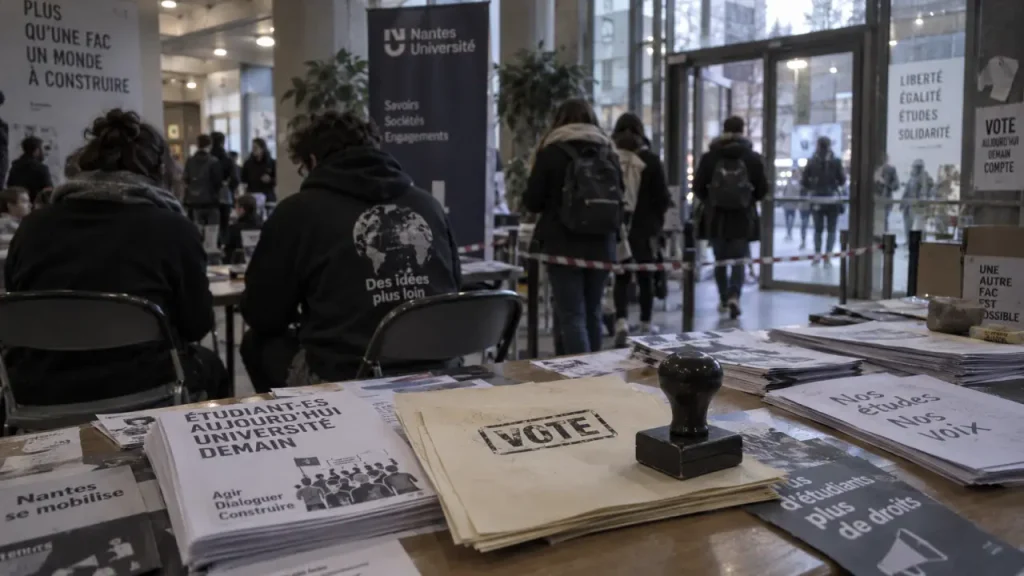 À Nantes, les étudiants votent le blocage de tous les campus