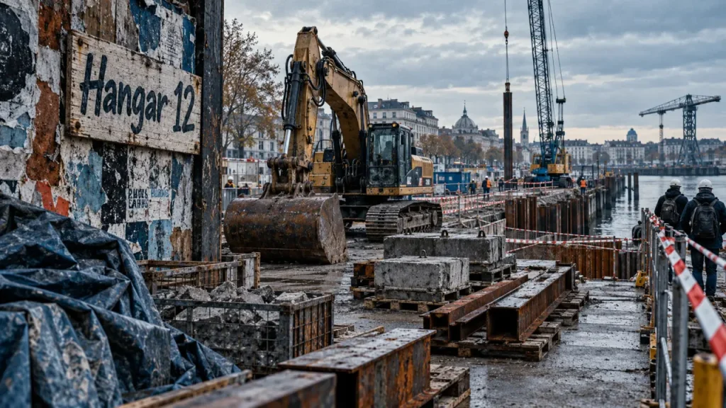 Nantes : le Hangar 12 voué à la démolition avant la consolidation du quai