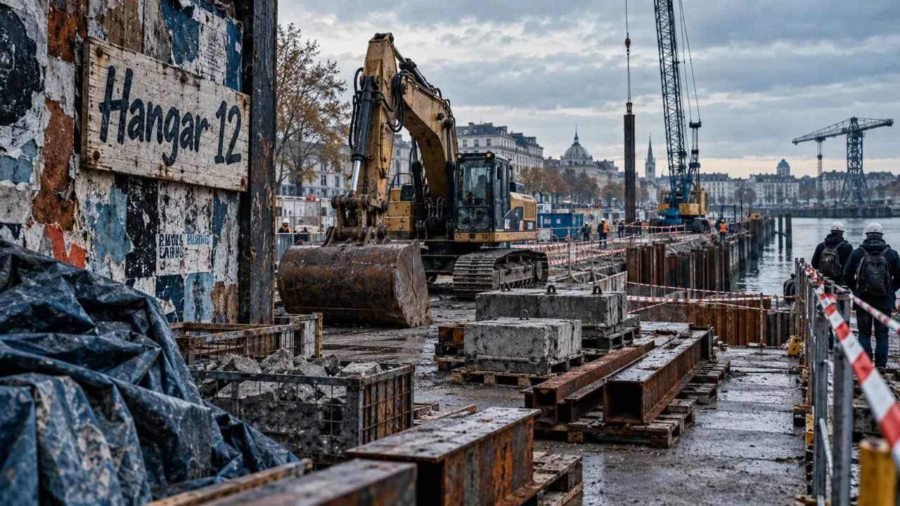 Nantes : le Hangar 12 voué à la démolition avant la consolidation du quai