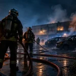 Nantes : huit véhicules détruits par un incendie rue de la Colétrie