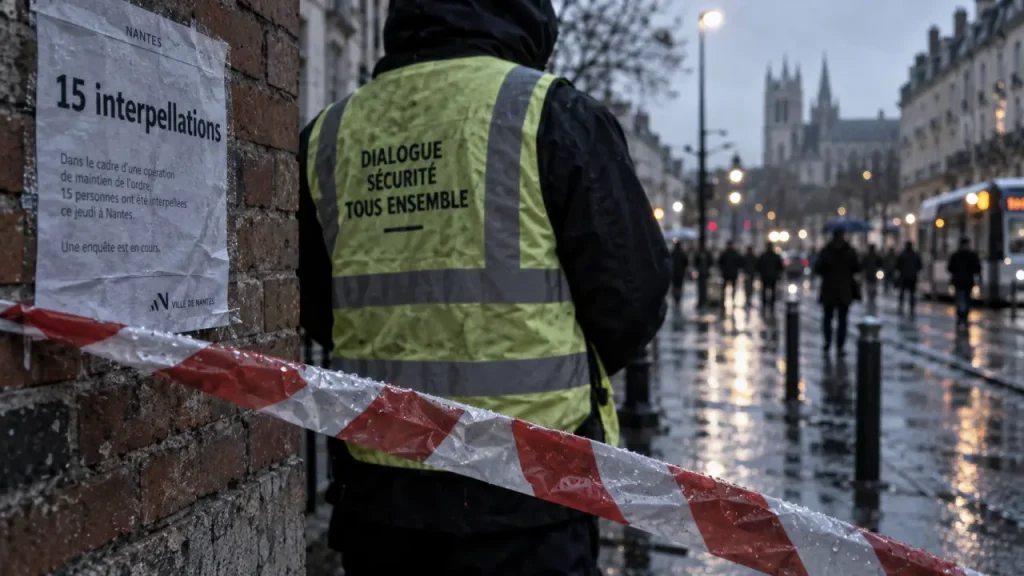 À Nantes, 15 interpellations après des incidents en fin de manifestation