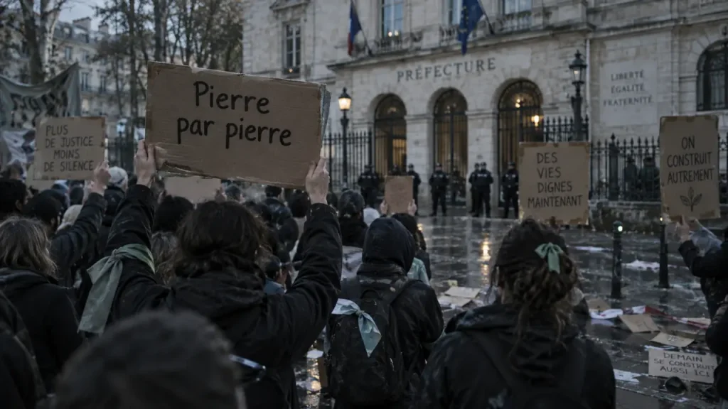 À Nantes, plusieurs centaines de personnes contre le projet de centre de rétention