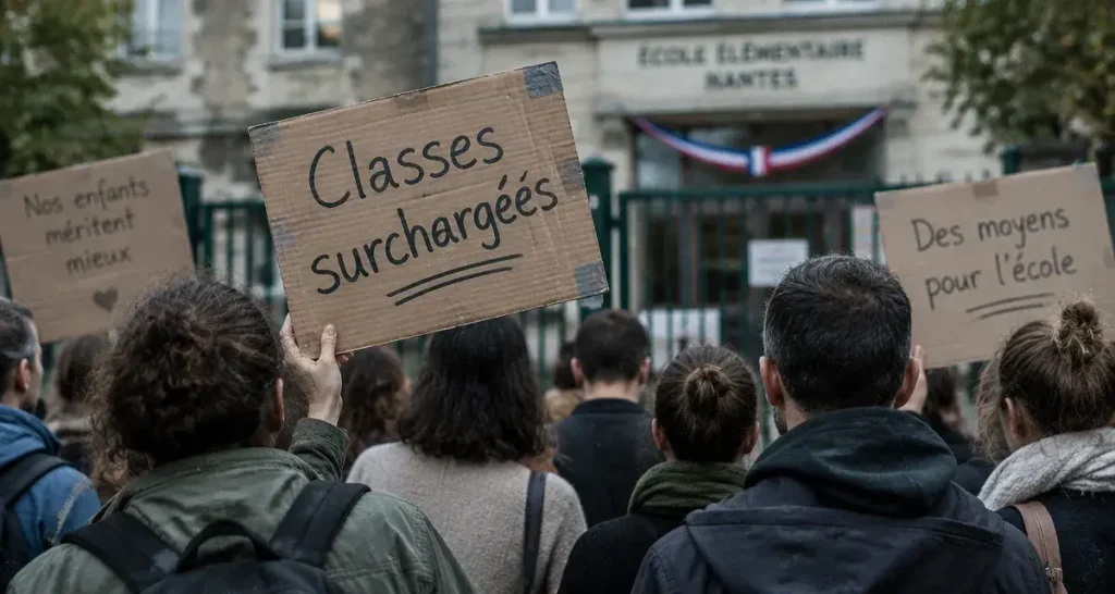 À Nantes, des parents mobilisés contre des classes jugées surchargées