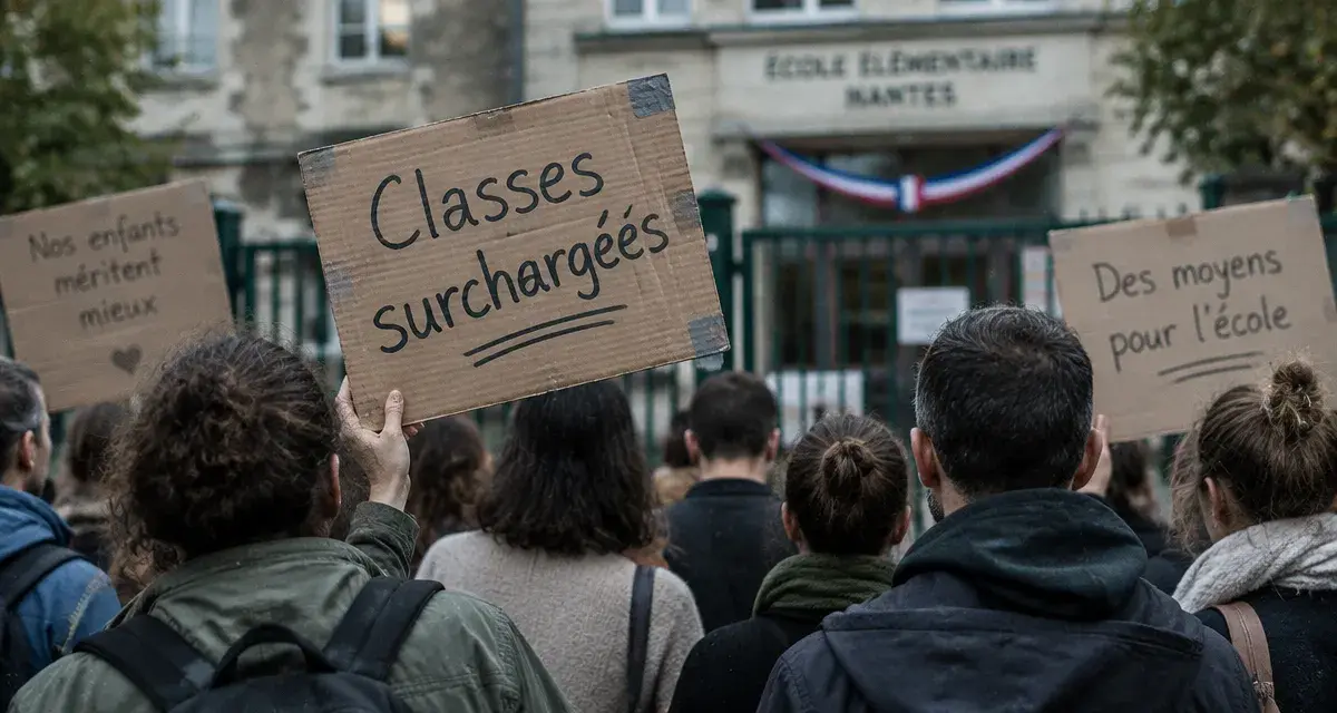 À Nantes, des parents mobilisés contre des classes jugées surchargées