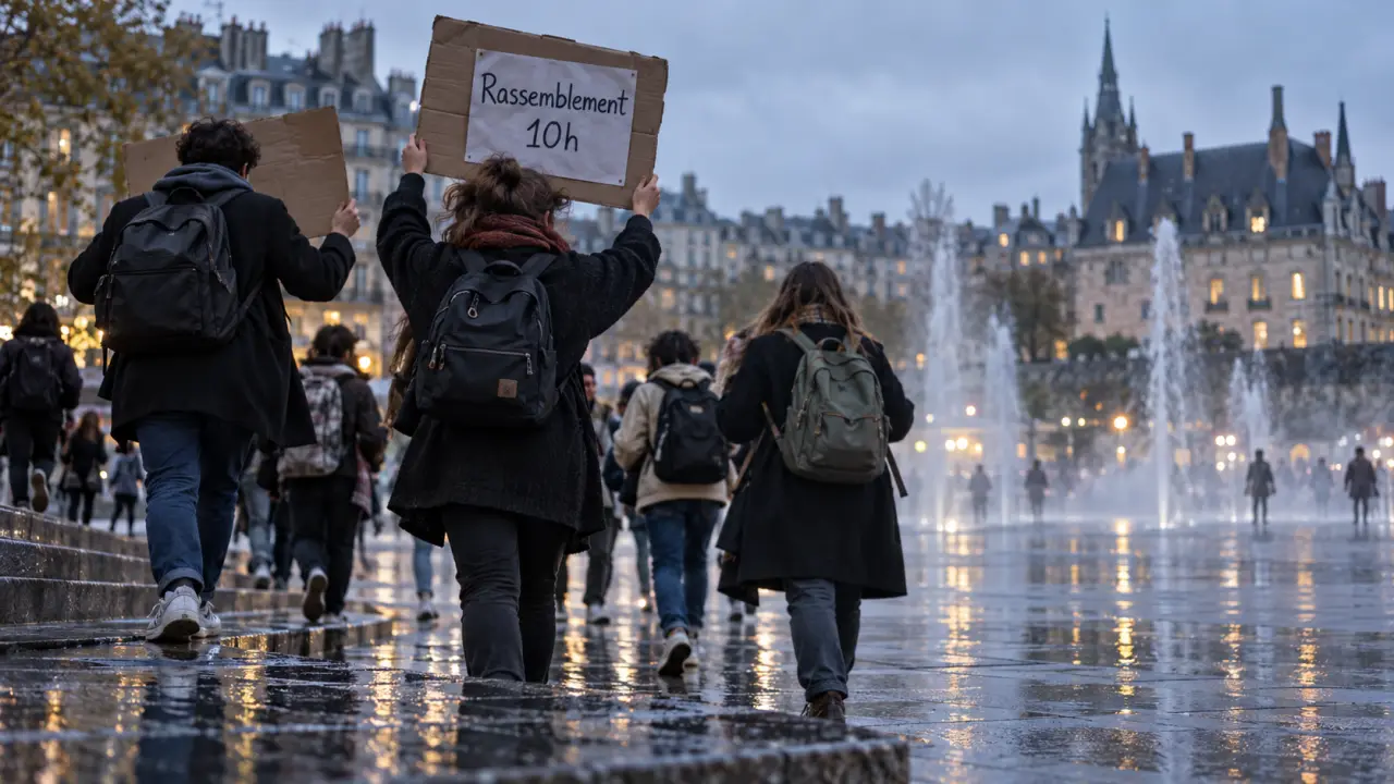 À Nantes, un rassemblement étudiant ce jeudi à 10 h au miroir d’eau