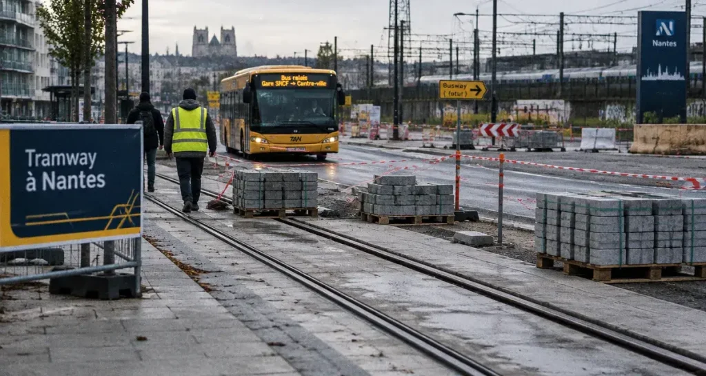 Tramway à Nantes : lignes 2 et 3 coupées entre Hôtel-Dieu et 8-Mai