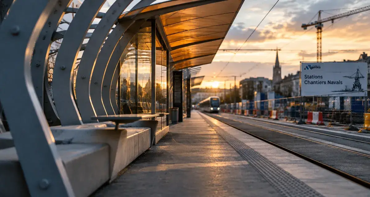 Tramway à Nantes : découverte des futures stations Chantiers Navals et Médiathèque