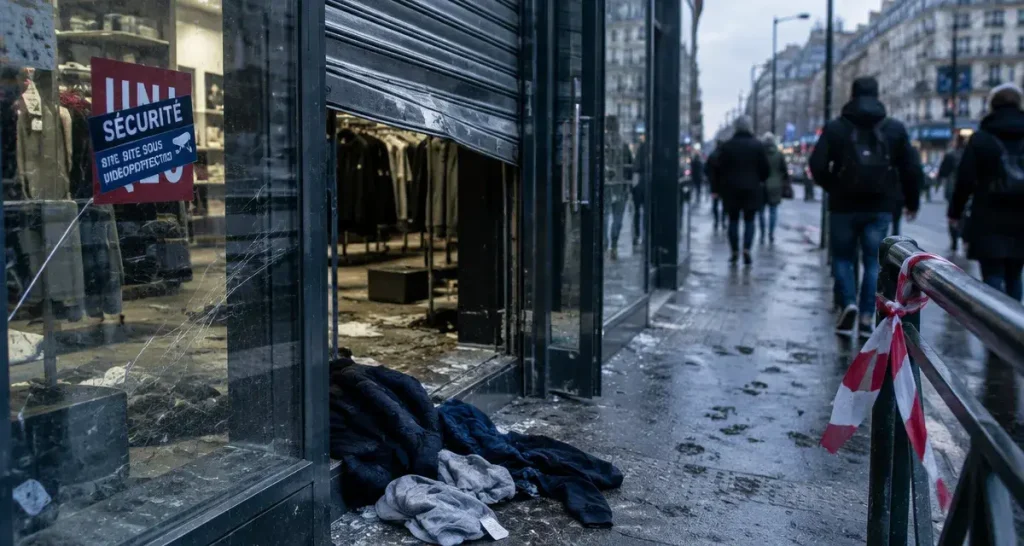 À Nantes, le magasin Uniqlo pillé malgré des protections le 17 octobre