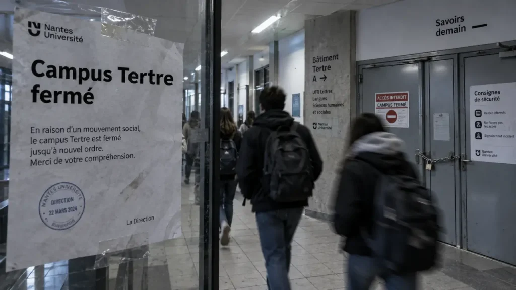 Nantes Université rouvre plusieurs campus lundi, le Tertre reste fermé