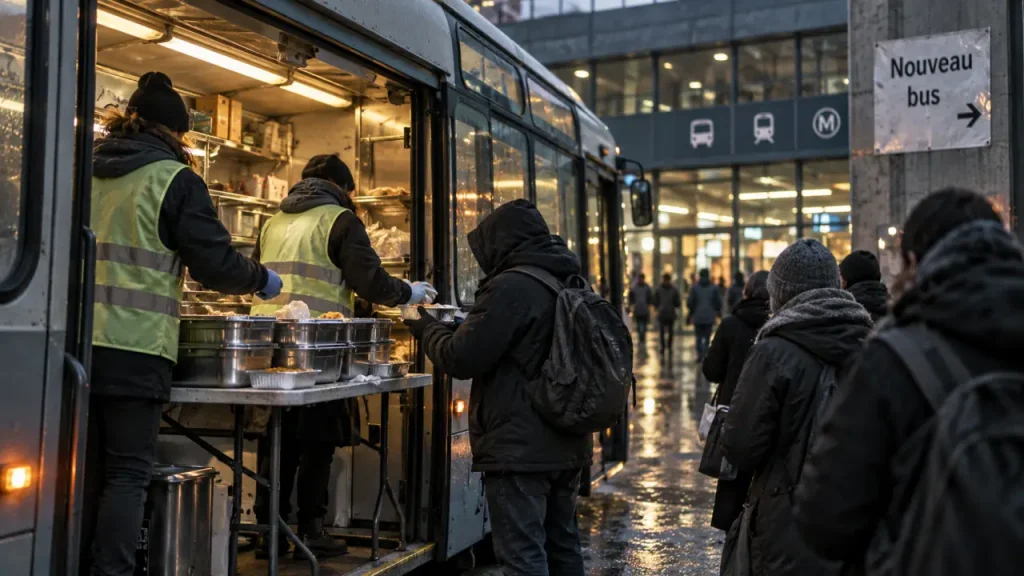 Un nouveau bus pour les Restos du cœur à Nantes