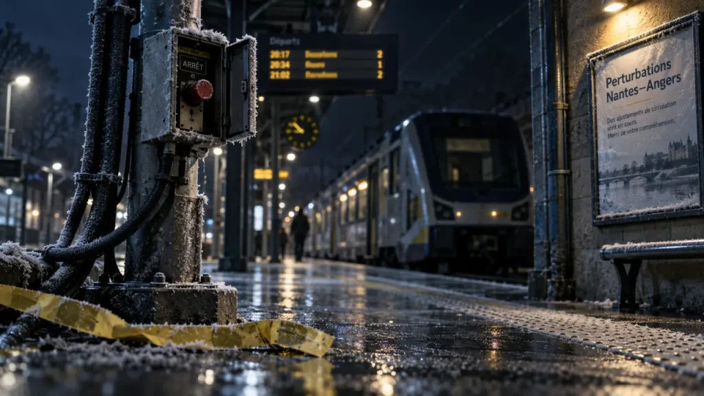 Perturbations ferroviaires entre Nantes et Angers après une panne de signalisation
