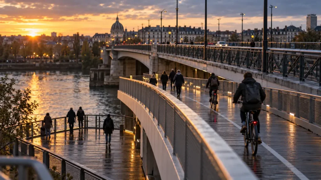Pont Anne-de-Bretagne : la partie neuve ouvre, le tablier historique ferme