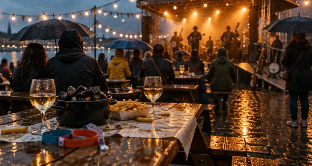 Rendez-vous de l’Erdre : première soirée entre jazz, soleil et forte pluie