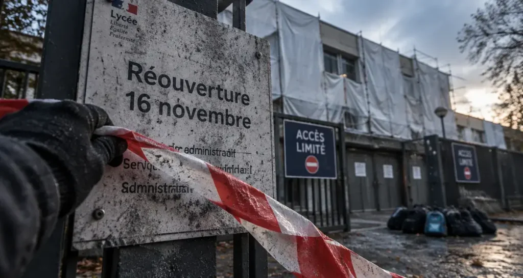 Réouverture partielle du lycée Nelson-Mandela prévue le 16 novembre