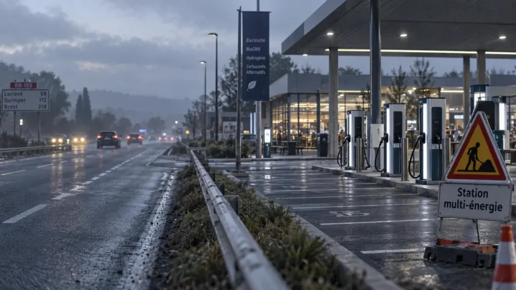 La station Total Énergie de la RN 165 à Vigneux-de-Bretagne va se moderniser