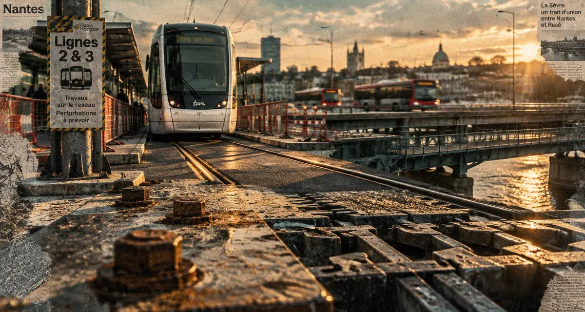 Tramway : les lignes 2 et 3 coupées entre Nantes et Rezé jusqu’au 1er novembre
