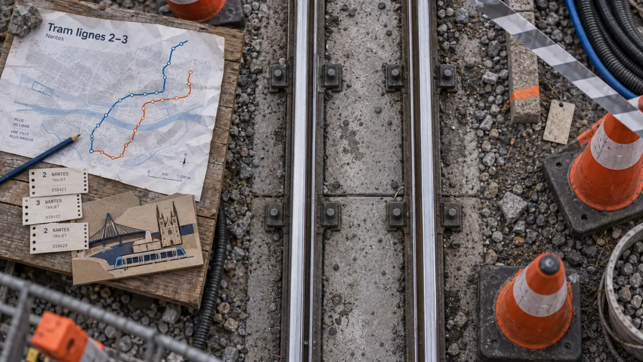 Tramways 2 et 3 coupés entre Nantes et Rezé pendant les vacances d’automne